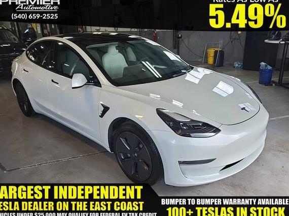 TESLA MODEL 3 2022 5YJ3E1EB8NF193957 image